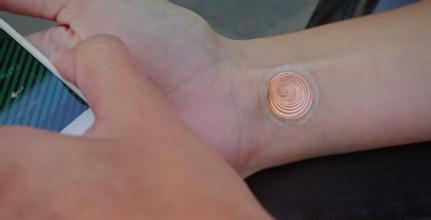 VivaLnk发布电子皮肤温度计